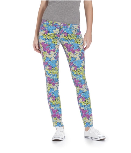 Aeropostale Womens Ashley Floral Skinny Fit Jeans 901 1/2x32