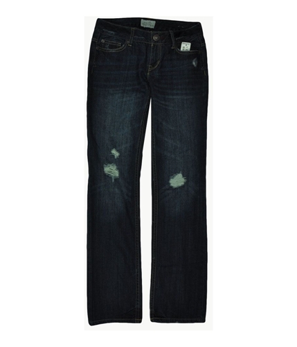 Aeropostale Womens Solid Boot Cut Jeans medium 00x32