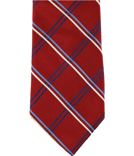Tommy Hilfiger Mens Plaid Self-tied Necktie 624 One Size