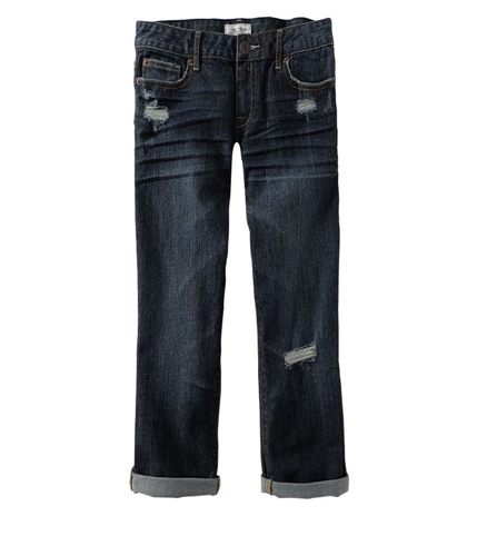 Aeropostale Womens Denim Regular Fit Jeans dark 5/6x24
