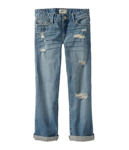 Aeropostale Womens 5 Pocket Denim Skinny Fit Jeans ltwashblue 11/12x32