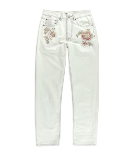 Aeropostale Womens Embroidered Hi-Waist Boyfriend Fit Jeans 176 000x32