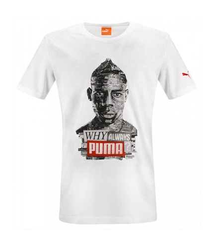 Puma Mens Balo Graphic T-Shirt whiteblackpumared XL