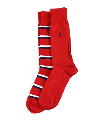 Ralph Lauren Mens Dress Midweight Socks red 10-13