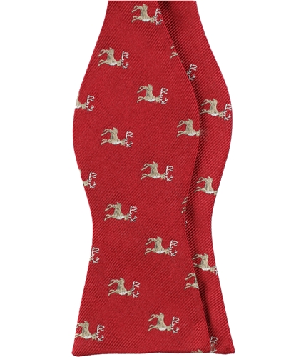 Tommy Hilfiger Mens Reindeer Pre-tied Bow Tie red One Size