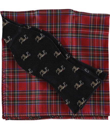 Tommy Hilfiger Mens Deer & Royal Neck Tie Set 001 One Size