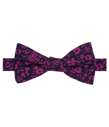 Tommy Hilfiger Mens Floral Pre-Tied Self-tied Bow Tie pink Short