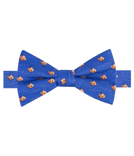 Tommy Hilfiger Mens Goldfish Self-tied Bow Tie royal Short