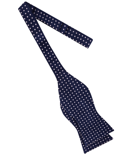 Tommy Hilfiger Mens Polka Dot Self-tied Bow Tie navy One Size
