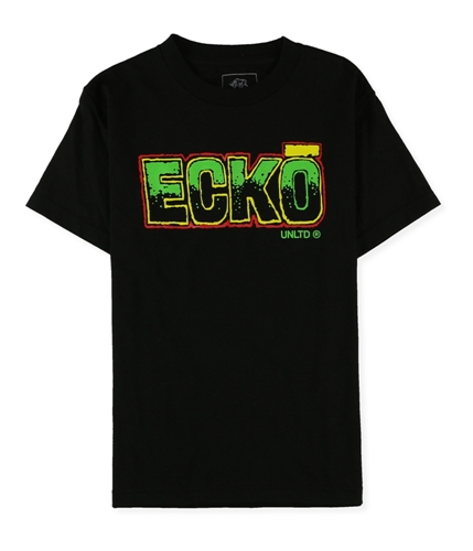Ecko Unltd. Mens Fade Out Graphic T-Shirt black S