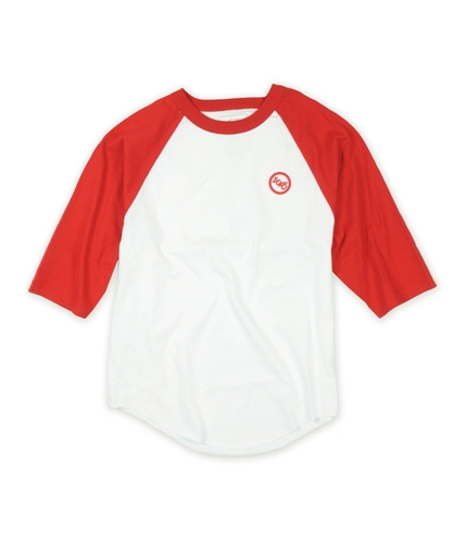 Ecko Unltd. Mens Circle Tag 2 Raglan Graphic T-Shirt red S