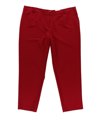 Selena & Maria Clothing Co. Womens Straight Dress Pants cranberry 6x28