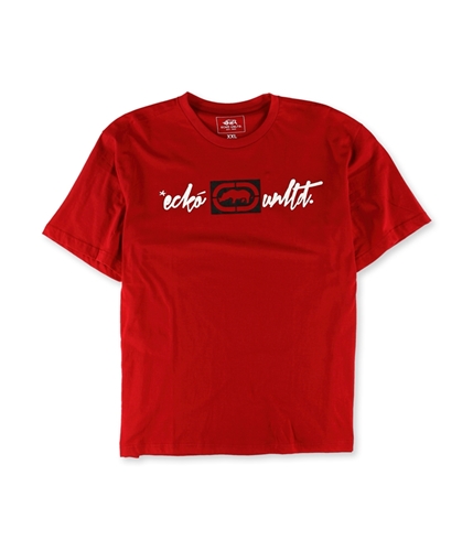 Ecko Unltd. Mens Script Split Graphic T-Shirt truekord S