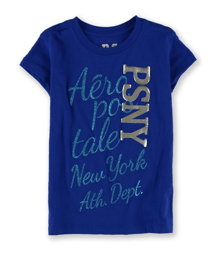 Aeropostale Girls PSNY Foil Graphic T-Shirt 433 4