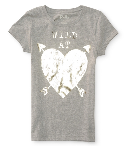Aeropostale Girls Wild At Heart Graphic T-Shirt 52 XL
