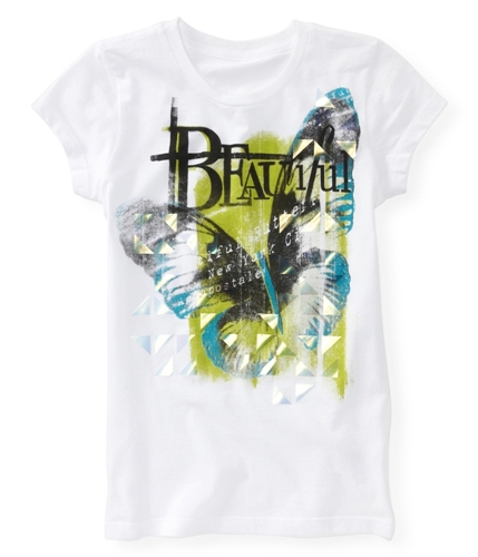 Aeropostale Girls Butterfly Graphic T-Shirt 102 4
