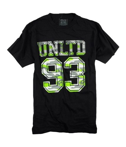 Ecko Unltd. Mens Fine Tuned 93 Infinity Camo Graphic T-Shirt black XS