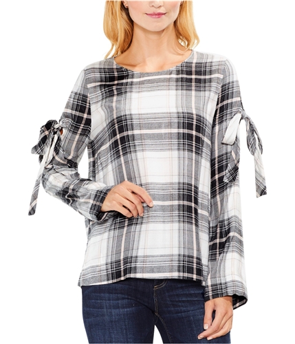 Vince Camuto Womens Flannel Knit Blouse dustyblush L