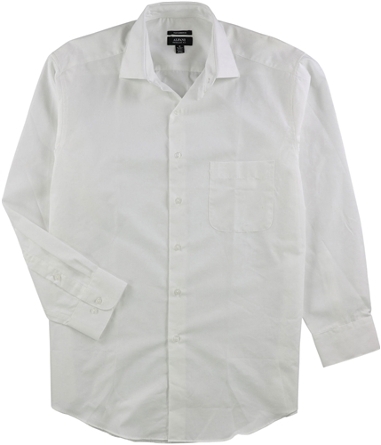 Alfani Mens Stretch Button Up Dress Shirt swhite 16.5