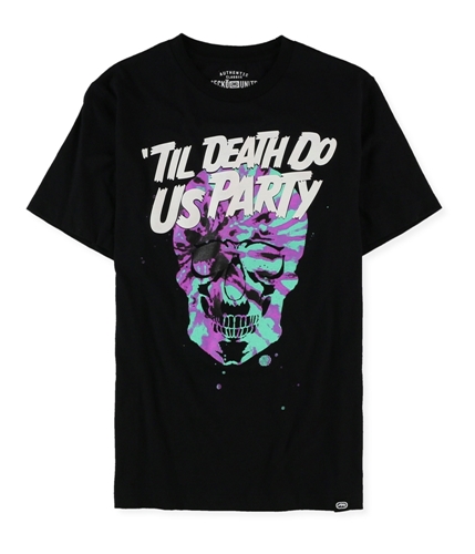Ecko Unltd. Mens Till Death Graphic T-Shirt black S