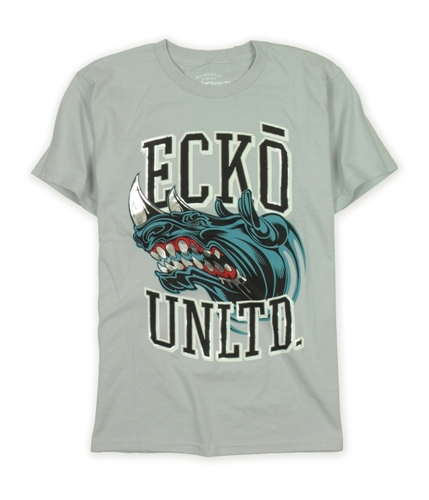 Ecko Unltd. Mens 10 Years Mad Foil Graphic T-Shirt silver S