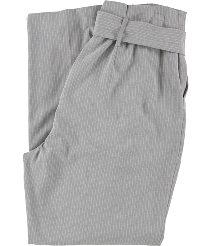 Tahari Womens Paperbag Casual Trouser Pants gray 14x29