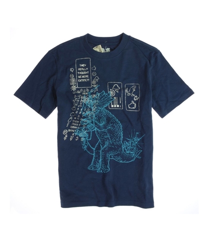 Aeropostale Boys P.s. Dinasaur Graphic T-Shirt bluela L