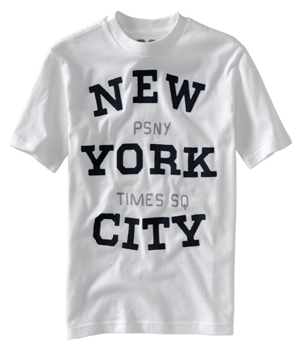 Aeropostale Boys P.s. New York City Graphic T-Shirt bleach L