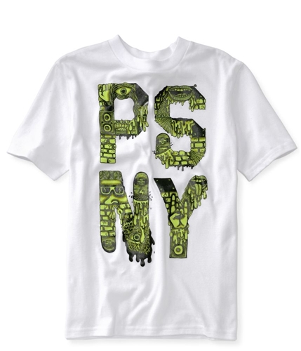Aeropostale Boys PSNY Slime Graphic T-Shirt 102 4