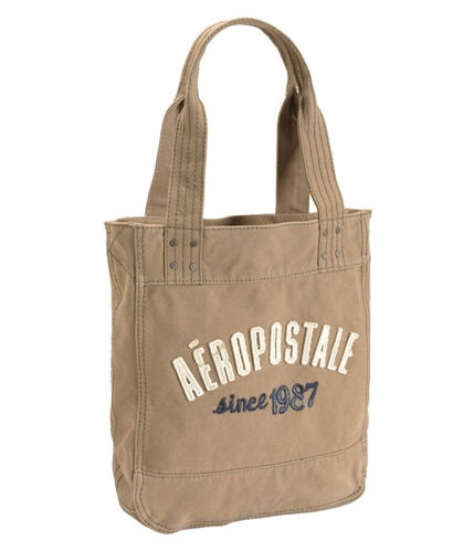 Aeropostale Womens Since 1987 Tote Handbag Purse caramelbrown