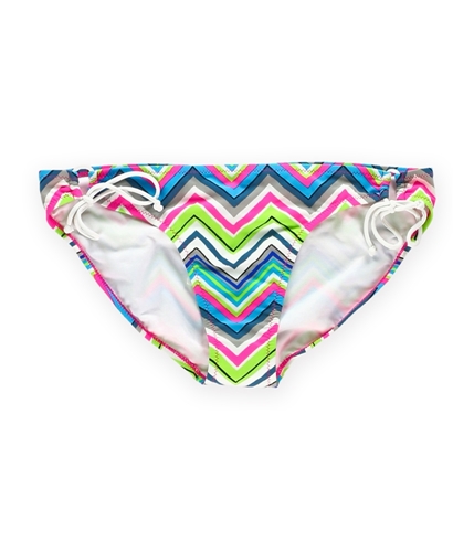 Aeropostale Womens Neon Stripe Bikini Swim Bottom neon XL