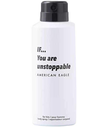 American Eagle Mens If?You Are Unstoppable Body Splash 100 133 ml - 4.5 US oz