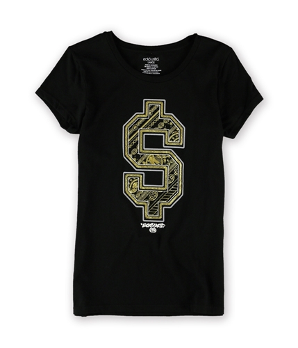 Ecko Unltd. Womens Dollar Shine Graphic T-Shirt black S