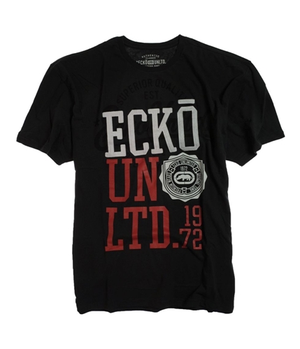 Ecko Unltd. Mens Eu72 Graphic T-Shirt black XS