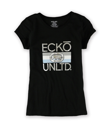 Ecko Unltd. Womens Triple Up Graphic T-Shirt black S