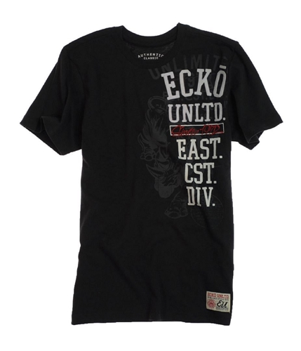 Ecko Unltd. Mens Vert Rhino Better Graphic T-Shirt black XS
