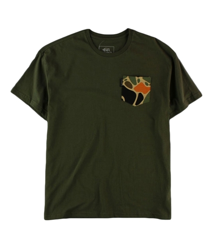 Ecko Unltd. Mens Camo Pocket Graphic T-Shirt ivy XS
