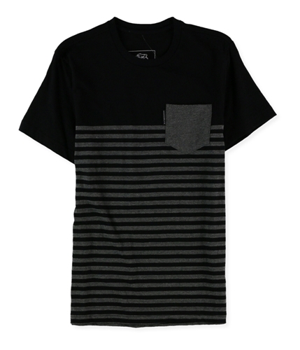 Ecko Unltd. Mens Color Block Stripe Graphic T-Shirt black XS