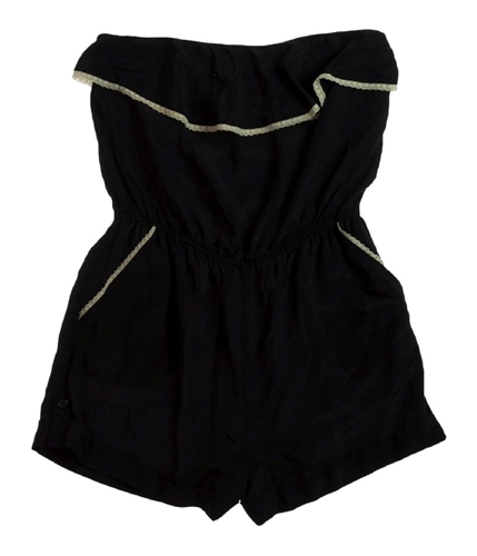Petticoat Alley Womens 1 Piece Romper Jumpsuit black L
