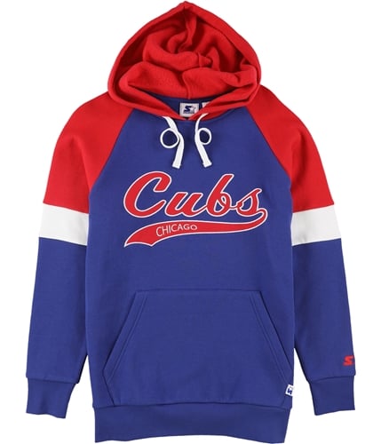 STARTER Mens Chicago Cubs Hoodie Sweatshirt cgc M
