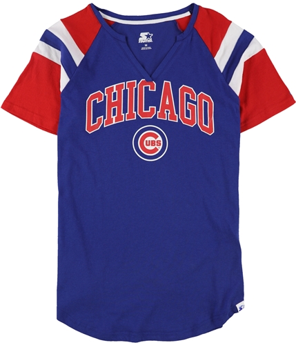 STARTER Womens Chicago Cubs Graphic T-Shirt cgc M