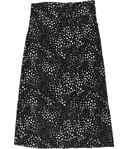 A-Line Womens Two Tone Straight Maxi Skirt black PXL