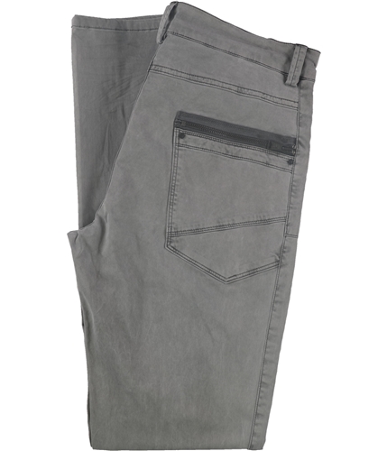 Rogue State Mens Zipper Pockets Casual Trouser Pants lightgrey 32x33
