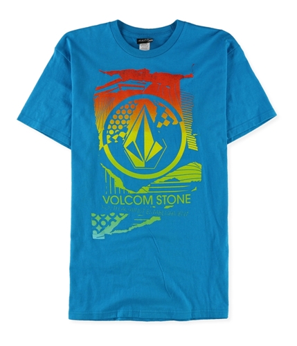Volcom Mens Golly Graphic T-Shirt cyn M