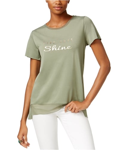 Jamie & Layla Womens Live Love Shine Graphic T-Shirt seaspray S