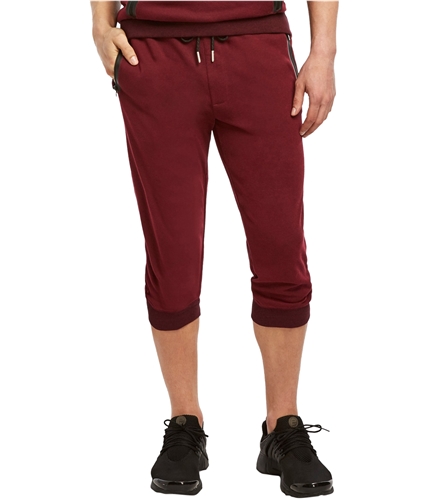 2(X)IST Mens Cropped Casual Jogger Pants red L/22