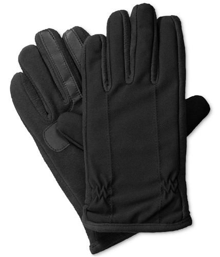 Isotoner Mens Stretch Tech Gloves blk M