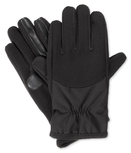 Isotoner Mens SmarTouch Stretch Gloves blk M