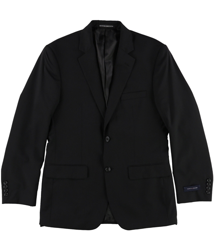 Tommy Hilfiger Mens Classic Two Button Blazer Jacket black 38