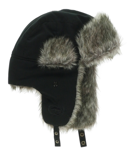 Ecko Unltd. Mens Solid Trapper Hat black One Size